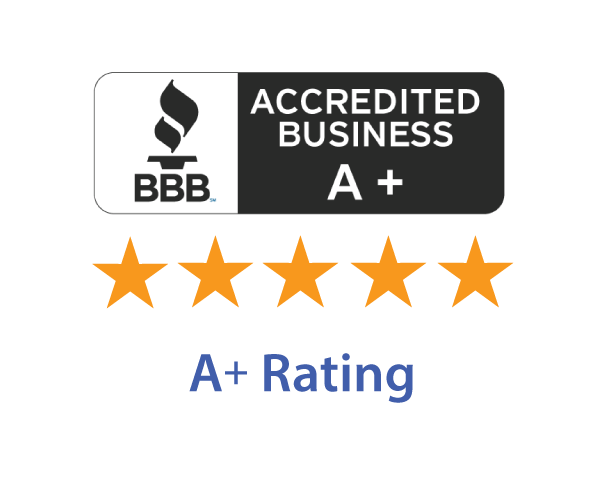 BBB Accreditited Business Seal with 5 stars BBB Reviews for Apex Capital in Fort Worth, Texas