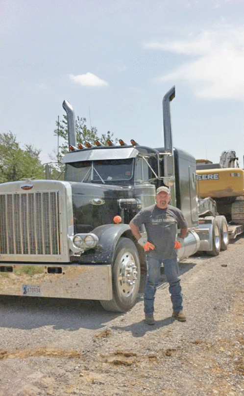 Buddy Hall with Classic Trucking in Oklahoma
