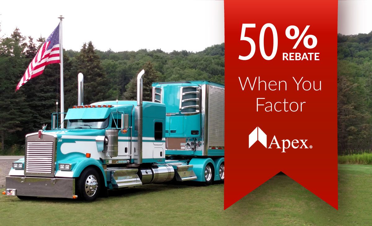 Veterans get a 50% rebate when you factor with Apex