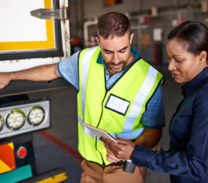 Trucker and Customer