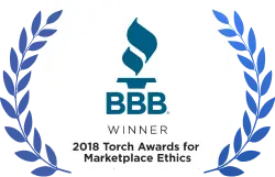 Apex was awarded the BBB Torch Award for Marketplace Ethics