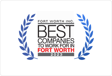 Best companies to work for in Fort Worth 2023 Award recipient