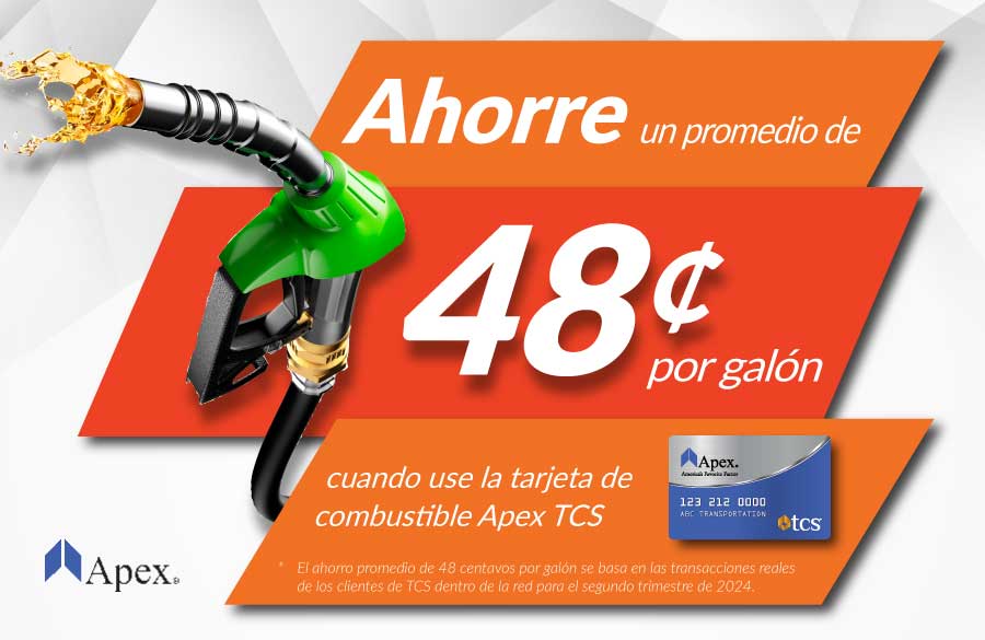 Quarterly Fuel Discount with the Apex TCS Fuel Card