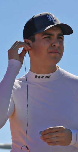 Apex racecar driver Tyler
