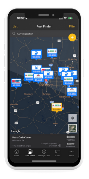 TCS Fuel Finder