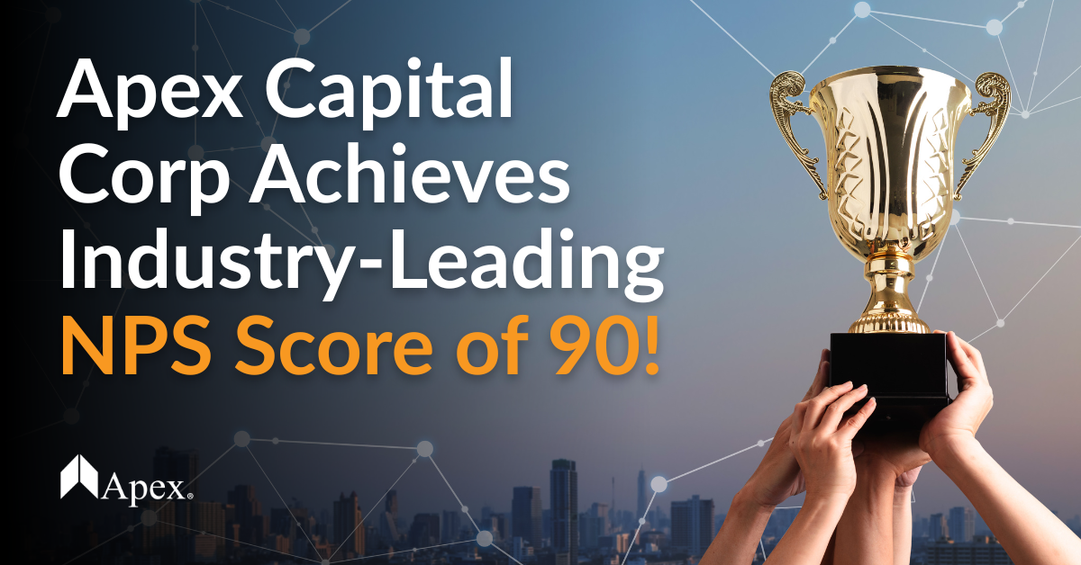 Apex Capital Corp Achieves Industry-Leading NPS Score of 90, Reinforcing Commitment to Exceptional Client Service