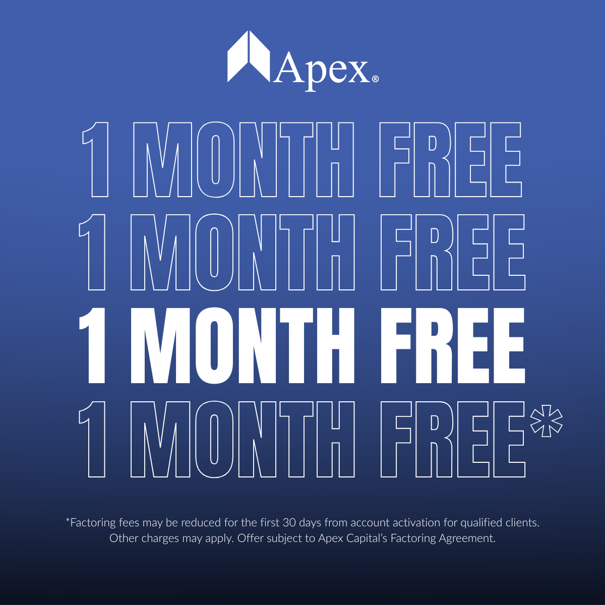 1 MONTH FREE Google AD(1200 x 1200 px) One (1) Month Free image
