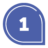 1-tear-drop Number one tear drop icon.